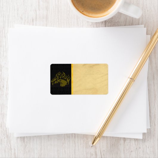 Adleradresse Adressaufkleber (Insitu)