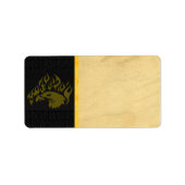 Adleradresse Adressaufkleber (Vorne)