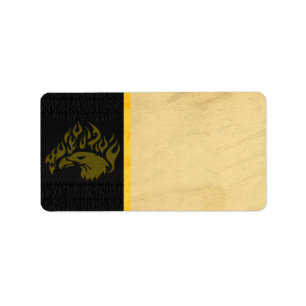 Adleradresse Adressaufkleber