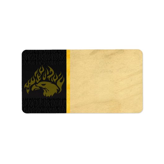 Adleradresse Adressaufkleber (Vorne)