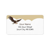 Adlerangriff Adressaufkleber (Vorne)