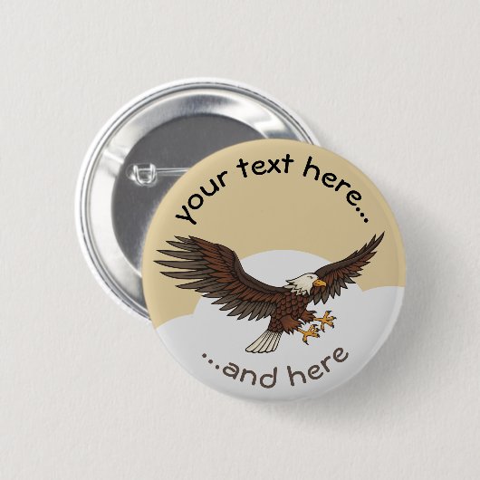 Adlerangriff Button (Vorne & Hinten)