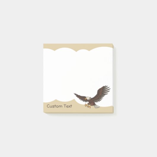 Adlerangriff Post-it Klebezettel (Vorderseite)