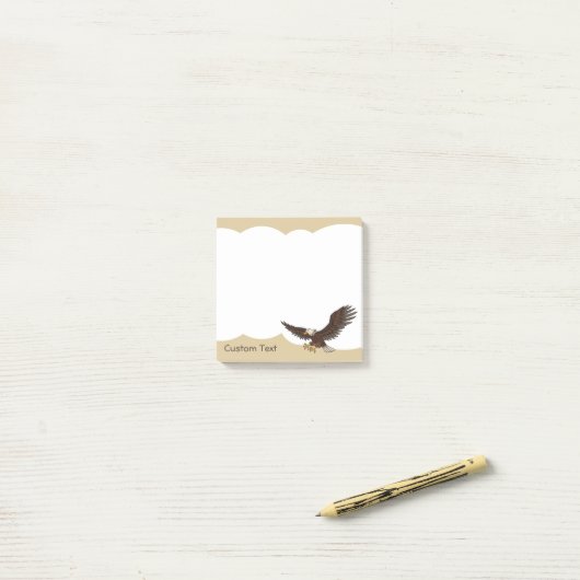 Adlerangriff Post-it Klebezettel (Auf Schreibtisch)