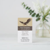 Adlerangriff vertikal visitenkarte (Stehend Vorderseite)