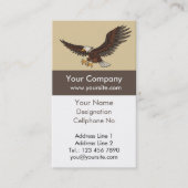 Adlerangriff vertikal visitenkarte (Vorderseite)