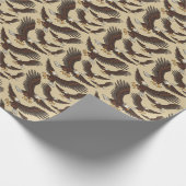 Adlerangriffsmuster Geschenkpapier (Ecke)
