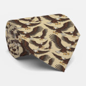 Adlerangriffsmuster Krawatte (Gerollt)