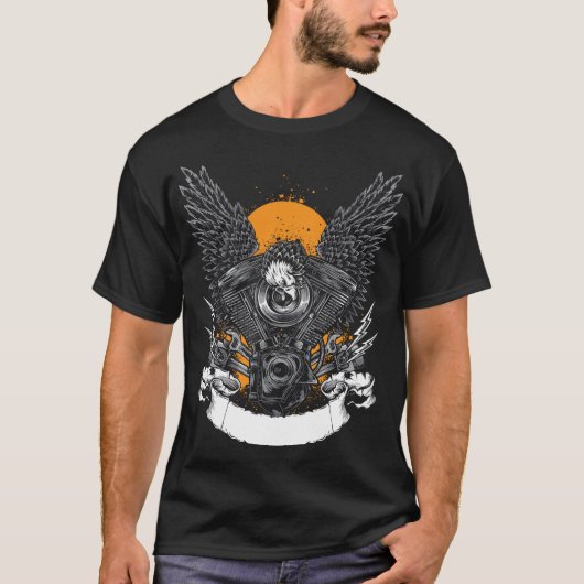 Adlerauge-Motor T-Shirt (Vorderseite)