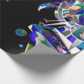 Adlerbeizfarbe Geschenkpapier (Ecke)