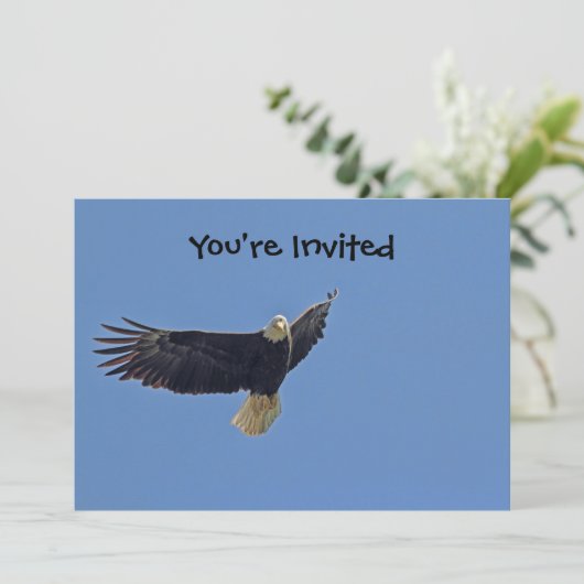 Adlerbild Einladung (Stehend Vorderseite)