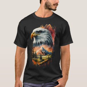 Adlerblick: Ein malerisches Paradies in Natu T-Shirt