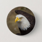Adlerblick-Taste – Stetig. Scharf. Frei. Button (Vorderseite)