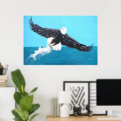 Adlerfischerei Poster (Heimbüro)