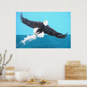 Adlerfischerei Poster (Küche)