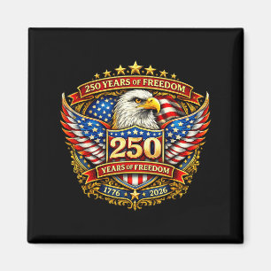 Adlerflagge 250 Jahre 1776 Design Magnet