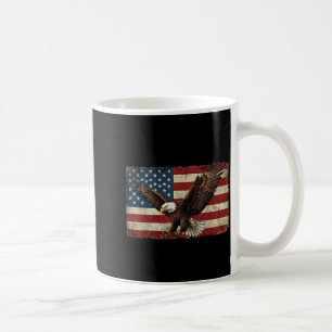 Adlerflagge Amerikanisch Patriotisch USA Amerika 4 Kaffeetasse