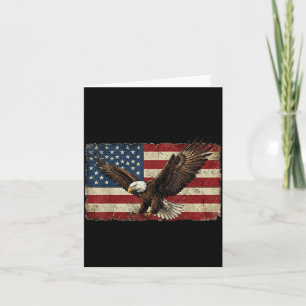 Adlerflagge Amerikanisch Patriotisch USA Amerika 4 Karte