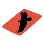 Adlerfliege - Farbe - Text Magnet (Linke Seite)
