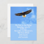 Adlerfliegen Einladung (Vorne/Hinten)