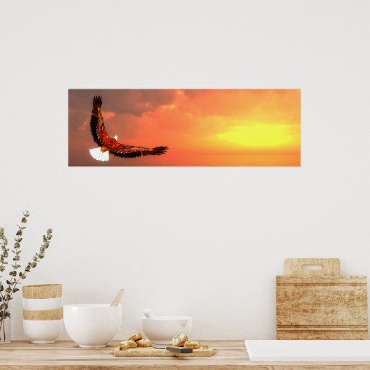 Adlerfliegen Poster (Küche)