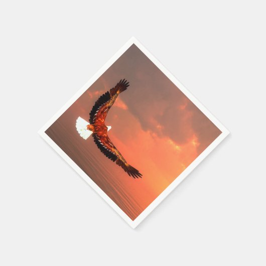Adlerfliegen Serviette (Ecke)