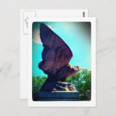 Adlerflug Postkarte (Vorne/Hinten)