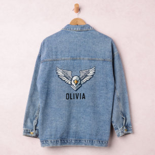 Adlerflügel Personalisiert Jeansjacke