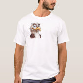 Adlerfoto mit lustigen Cartoon T-Shirt (Vorderseite)