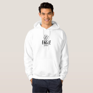 Adlergeist Adler-Clan-Adlerklaue Weiß  Hoodie