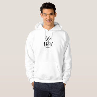 Adlergeist Adler-Clan-Adlerklaue Weiß Hoodie