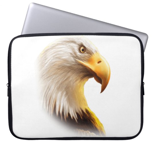 Adlergesicht laptopschutzhülle (Vorderseite)