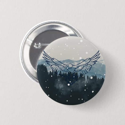 Adlerhorgel Button (Vorne & Hinten)
