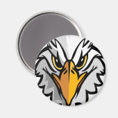 Adlerkopf2 Magnet (Vorderseite/Rückseite)