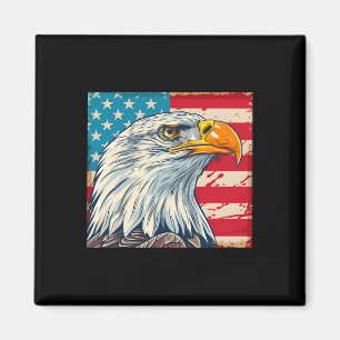 Adlerkopf USA-Flagge US-Flagge Magnet