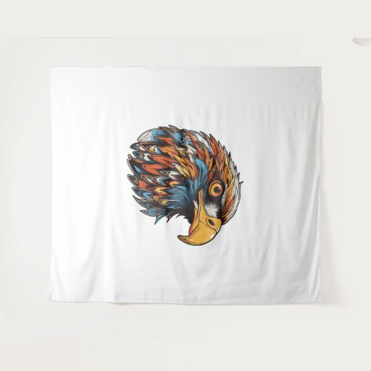 Adlerkopf Wandteppich (Vorderseite (Horizontal))