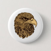 Adlerkopftier Button (Vorderseite)