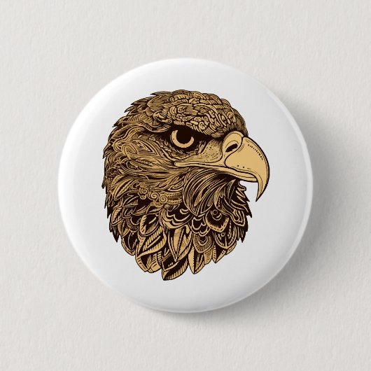 Adlerkopftier Button (Vorderseite)