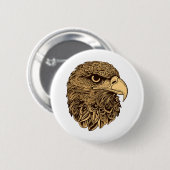 Adlerkopftier Button (Vorne & Hinten)