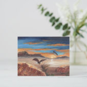 Adlerlandekarten Postkarte (Stehend Vorderseite)