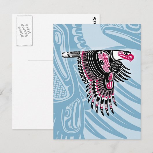 Adlerlecard Postkarte (Vorne/Hinten)