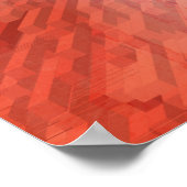 Adlermalerei: abstrakter Hintergrund, farbiger Fle Poster (Ecke)