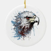 Adlermalerei Keramik Ornament (Hinten)