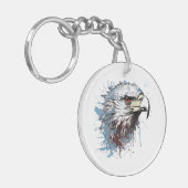 Adlermalerei Schlüsselanhänger (Vorderseite links)