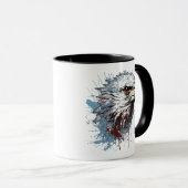Adlermalerei Tasse (VorderseiteRechts)