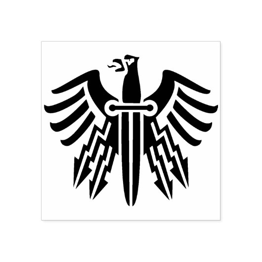 Adlermesser-Briefmarke Gummistempel (Prägung)