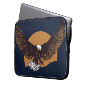 Adlermond Stift & Tinte zeichnend Laptopschutzhülle (Vorderseite Links)