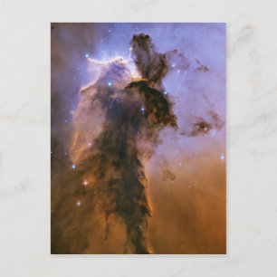 Adlernebel durch Hubble-Weltraumteleskop Postkarte