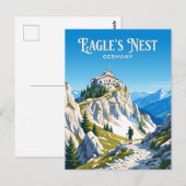 Adlernest Deutschland Postkarte (Vorne/Hinten)
