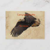 Adlerparchteffekt Visitenkarten Visitenkarte (Rückseite)